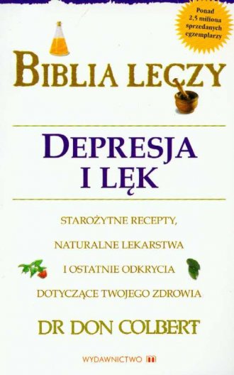 Biblia leczy. Depresja i lęk - okładka książki
