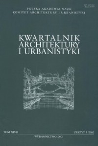 Kwartalnik Architektury i Urbanistyki, - okładka książki