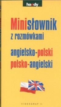Minisłownik z rozmówkami angielsko - okładka książki