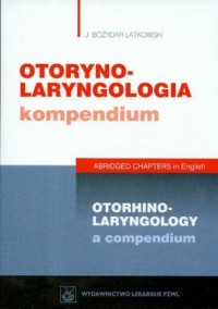Otorynolaryngologia. Kompendium - okładka książki