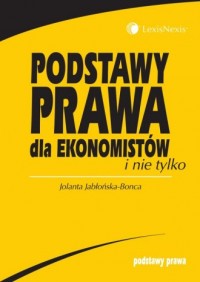 Podstawy prawa dla ekonomistów - okładka książki