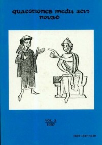 Quaestiones Medii Aevi Novae II - okładka książki