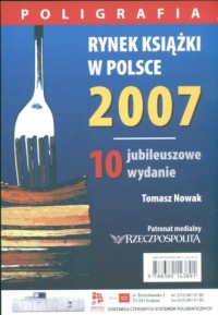 Rynek książki w Polsce 2007. Poligrafia - okładka książki
