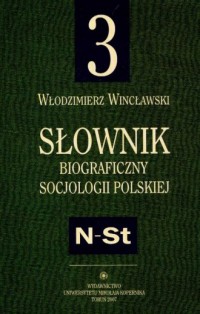 Słownik biograficzny socjologii - okładka książki