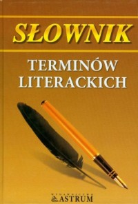 Słownik terminów literackich - okładka książki