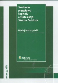 Swoboda przepływu kapitału a złota - okładka książki