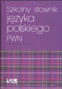 Szkolny słownik języka polskiego - okładka książki