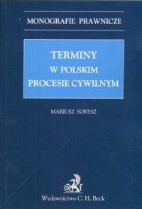 Terminy w polskim procesie cywilnym - okładka książki
