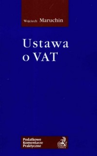 Ustawa o VAT - okładka książki