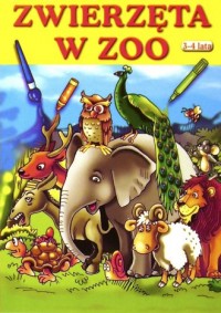 Edukablok. Zwierzęta w Zoo - okładka książki