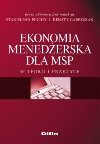 Ekonomia menedżerska dla MSP - okładka książki