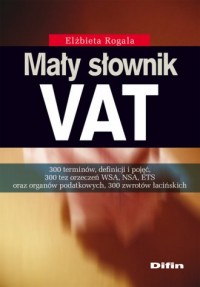 Mały słownik VAT - okładka książki