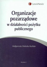 Organizacje pozarządowe w działalności - okładka książki