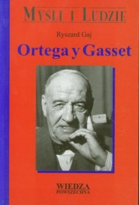 Ortega y Gasset - okładka książki