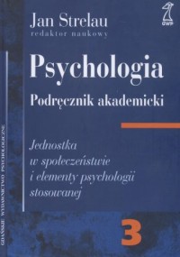 Psychologia. Tom 3. Podręcznik - okładka książki
