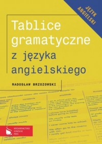 Tablice gramatyczne z języka angielskiego - okładka podręcznika