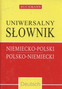 Uniwersalny słownik niemiecko-polski, - okładka książki