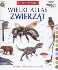 Wielki atlas zwierząt - okładka książki