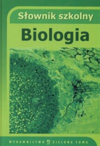 Biologia. Słownik szkolny - okładka książki