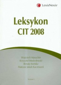 Leksykon CIT 2008 - okładka książki