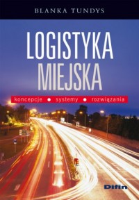 Logistyka miejska - okładka książki