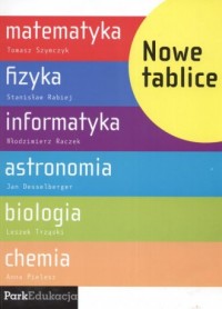Nowe tablice matematyczno-przyrodnicze - okładka książki