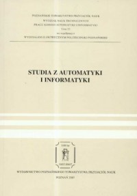 Studia z automatyki i informatyki. - okładka książki