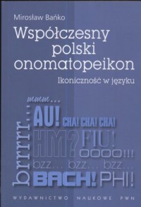 Współczesny polski onomatopeikon - okładka książki
