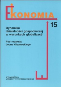 Dynamika działalności gospodarczej - okładka książki