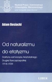 Od naturalizmu do etatyzmu - okładka książki
