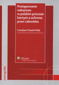Postepowanie nakazowe w polskim - okładka książki