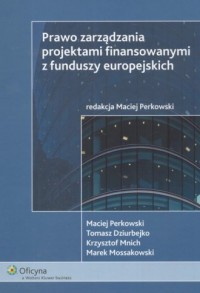Prawo zarządzania projektami finasowymi - okładka książki