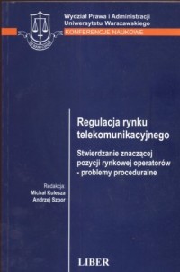Regulacje rynku telekomunikacyjnego - okładka książki