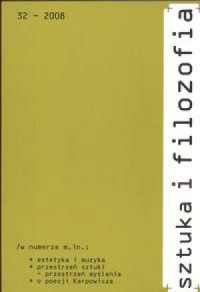 Sztuka i filozofia 32/2008 - okładka książki