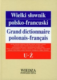 Wielki słownik polsko-francuski. - okładka podręcznika