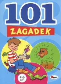 101 zagadek 4-6 lat - okładka książki