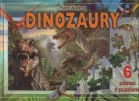 Dinozaury (6 plansz z puzzlami) - okładka książki