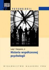 Historia współczesnej psychologii - okładka książki