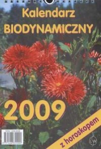 Kalendarz 2009 Biodynamiczny z - okładka książki