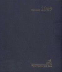 Kalendarz prawnika 2009 Gabinetowy - okładka książki