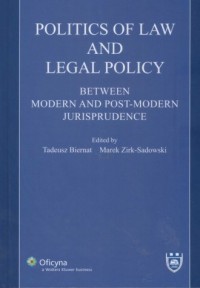 Politics of law and legal policy - okładka książki