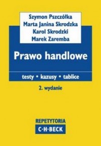 Prawo Handlowe Repetytoria - okładka książki