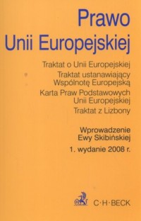 Prawo Unii Europejskiej. Teksty - okładka książki