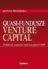 Quasi fundusze venture capital - okładka książki