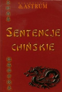 Sentencje chińskie - okładka książki