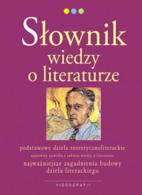 Słownik wiedzy o literaturze - okładka książki