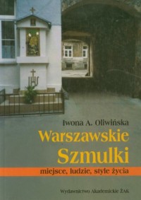 Warszawskie Szmulki - okładka książki