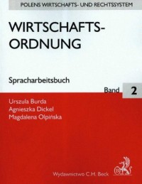Wirtschafts-ordnung Spracharbeitsbuch - okładka książki