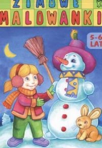 Zimowe malowanki - okładka książki
