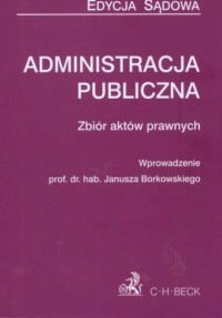 Administracja publiczna. Zbiór - okładka książki